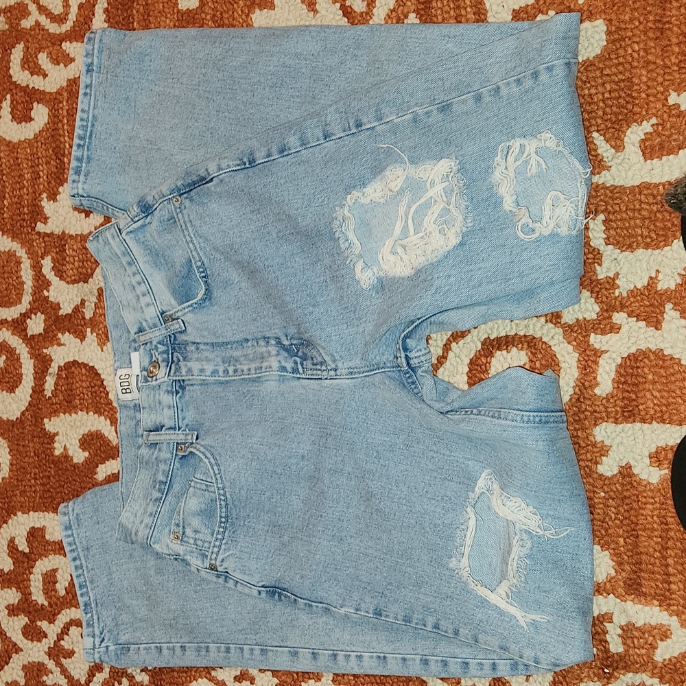 BDG high-Rise baggy distressed jeans size 27